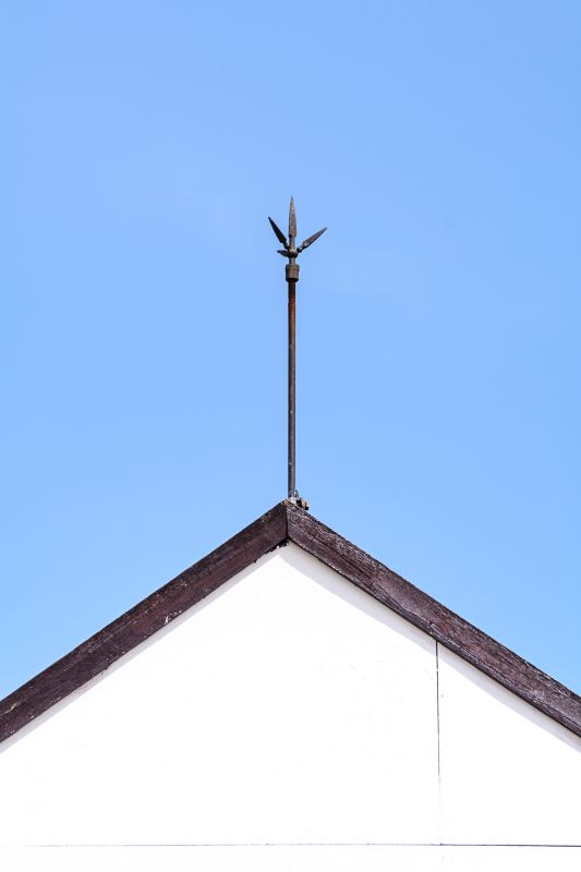 Lightning Rod Installation detail