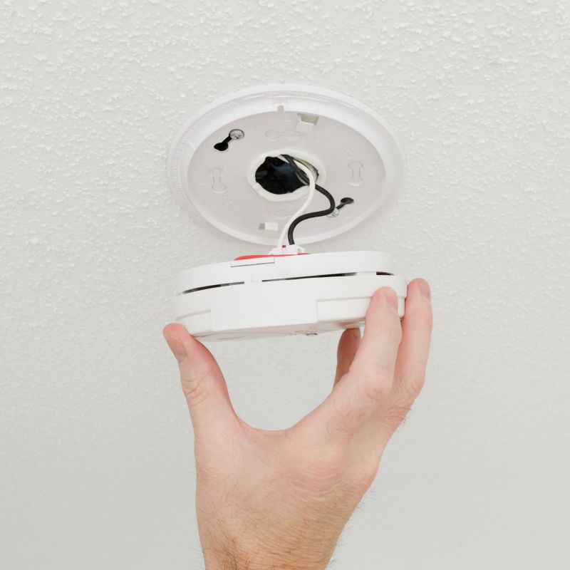 Smoke Detector Installation detail